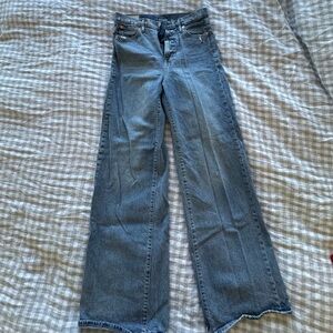 Tall Gap light wash wide leg jean